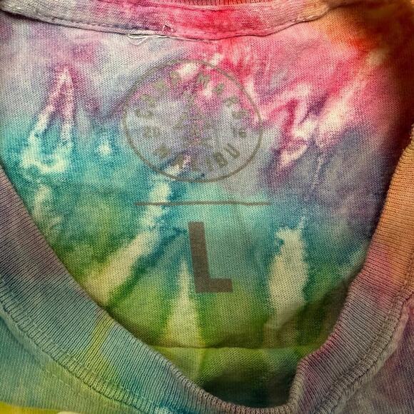 30 Seconds to Mars Camp Mars Malibu Official 2016 Tie-Dye Tee - Picture 3 of 3